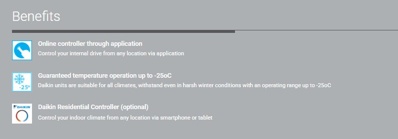DAIKIN ALTHERMA middle temperature split DAIKIN ALTHERMA middle temperature split